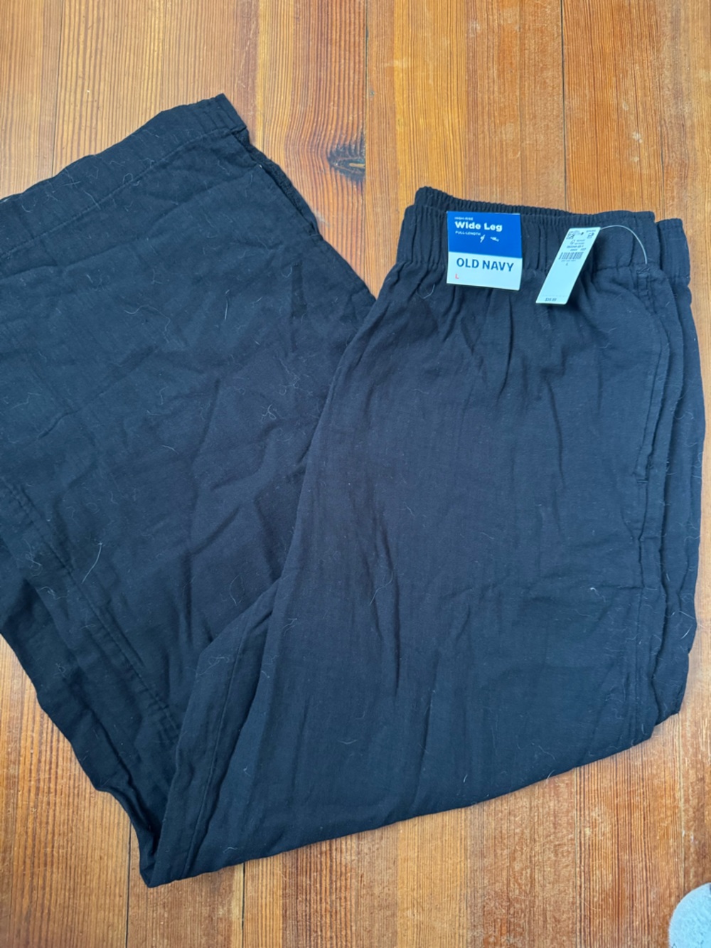 Old Navy Black Wide-Leg Lounge Pants